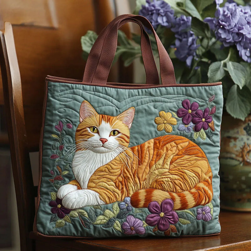 アーティザナルバッグ - オレンジ猫